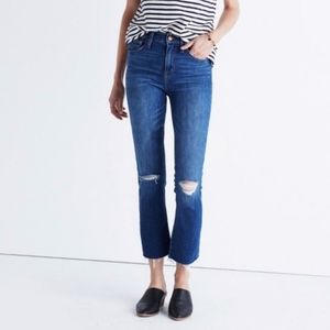 Madewell 10" High Riser Demi Boot Jeans